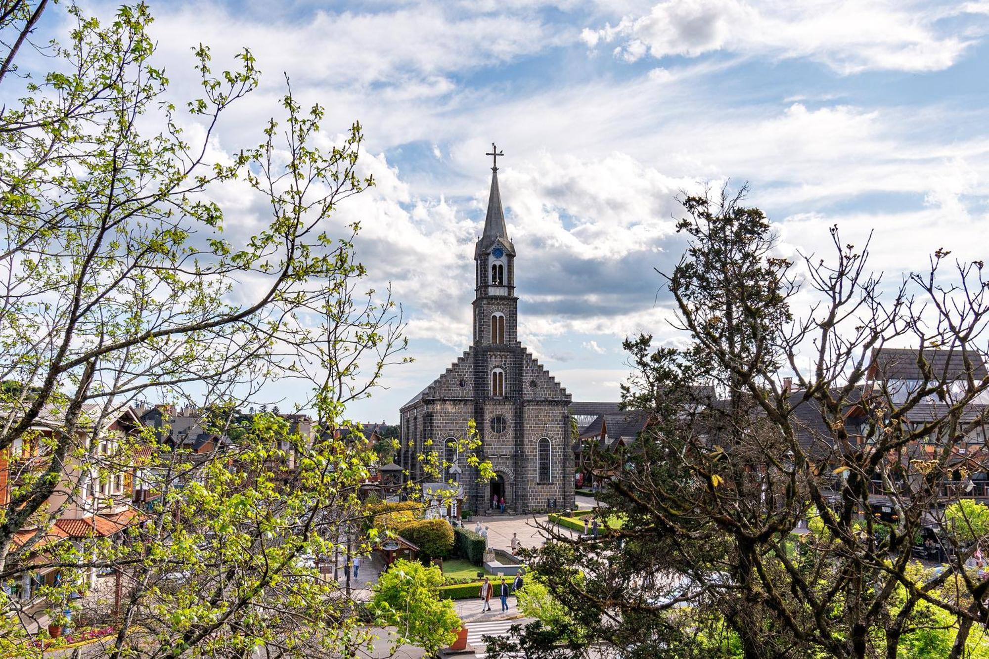 3 Quartos Na Mais Incrivel Localizacao De Gramado Bagian luar foto